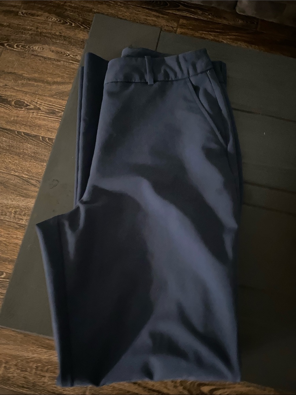 Worthington women curvy Dress Pants. Color is gray/blue